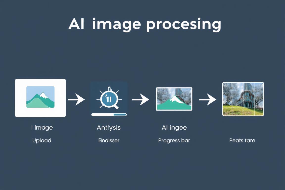 DeepNude AI Tool processing steps showing transformation workflow